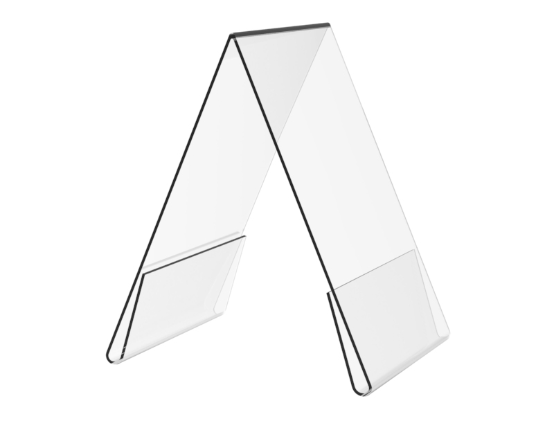 Akrylátový stojánek ve tvaru „A“ na výšku